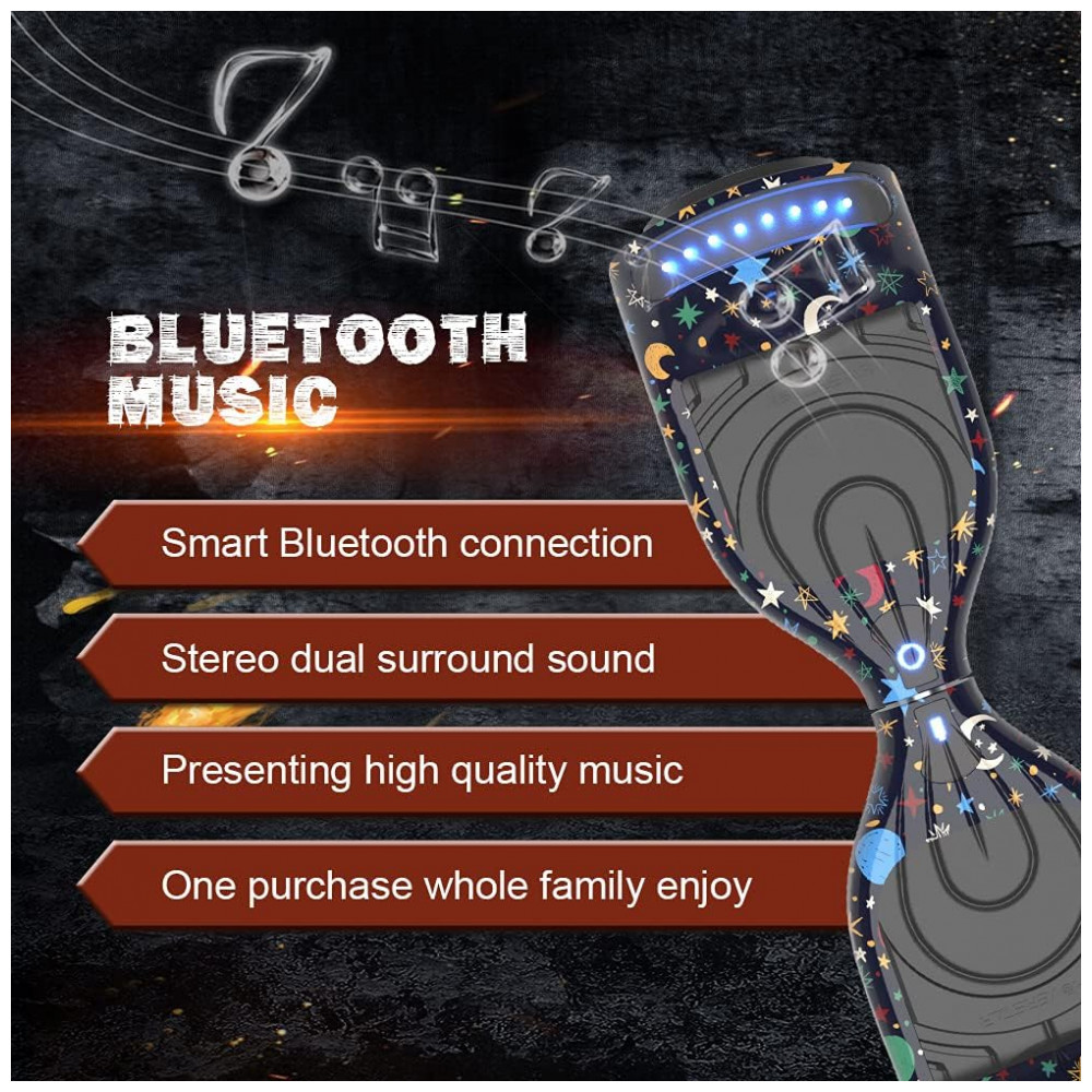 ECTQ684KDB390B_3-1.jpg - Hoverboard Certificado HS2.01 Twinkle Star com Rodas LED Flash, Bluetooth e Luzes LED