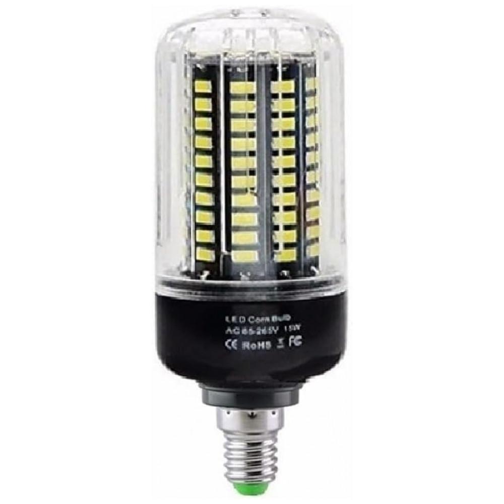 Fengyan Home Bulbs 1pcs Lâmpada LED Corn 15W E14 85-265V Luz Quente Spot SMD 5733 sem Flicker para Iluminação Residencial Econômica ,GSYFDZSWZX