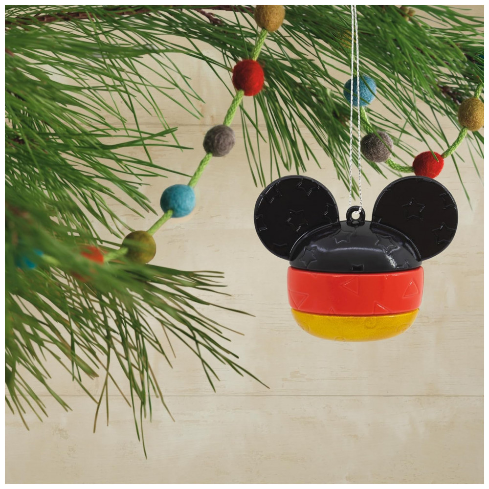 ECTQ6SF5PQZB0B_3-1.jpg - Conjunto com 2 Enfeites Natalinos Surpresa Hallmark Disney Mickey Mouse, Plástico Inquebrável 3,1x5,7x3,8 cm