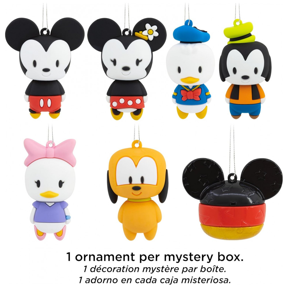 ECTQ6SF5PQZB0B_6-1.jpg - Conjunto com 2 Enfeites Natalinos Surpresa Hallmark Disney Mickey Mouse, Plástico Inquebrável 3,1x5,7x3,8 cm