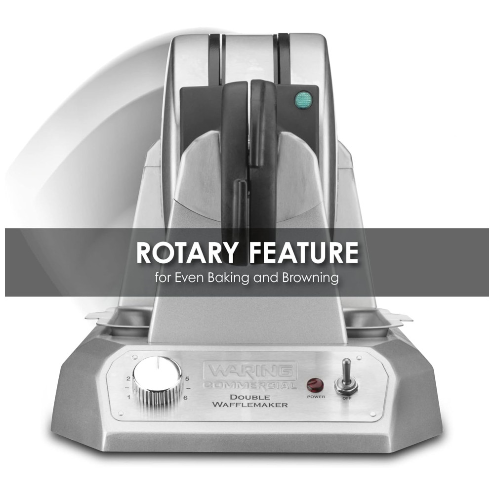 ECTQ6XDTQHB00B_2.jpg - Máquina de Waffle Profissional, Duplo Waffle, Aço Inoxidável, 110v, WARING WWD200, Prateado