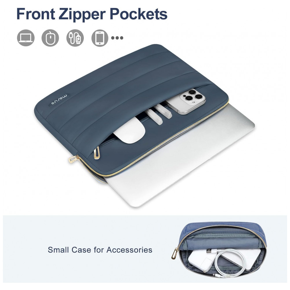 ECTQ76B3HXHD0B_1-1.jpg - MOSISO Estojo Puffy para Laptop 13-13,3" Compatível com MacBook Air/Pro 13-14, HP, Dell, ASUS, Lenovo, Bolsa Horizontal com Estojo Pequeno, Azul Haze