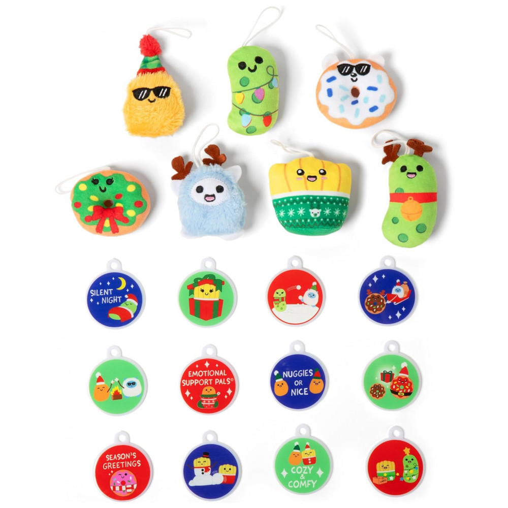 ECTQ79X9L6SD0B_3-1.jpg - Calendário do Advento de Apoio Emocional, Inclui Mini Pelúcias e Enfeites, Presente Divertido de Natal para Todas as Idades, WHAT DO YOU MEME?,