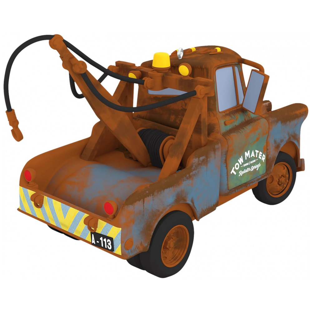 ECTQ7BJBRLSD0B_5-1.jpg - Enfeite de Natal Hallmark Keepsake 2025 Disney/Pixar Cars Mater com Som e Movimento, Plástico, 7x8x13,3 cm, Com Caixa