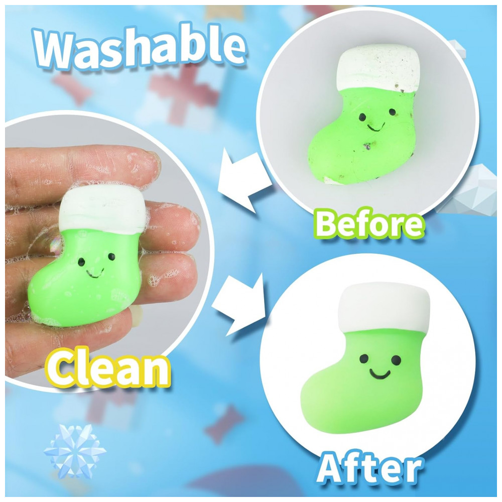 ECTQ7BSCP94D0B_4-1.jpg - Calendário do Advento 2025, Luminoso Mochi 24 Dias de Calendário de Contagem Regressiva de Natal, 24 Peças, seeykey