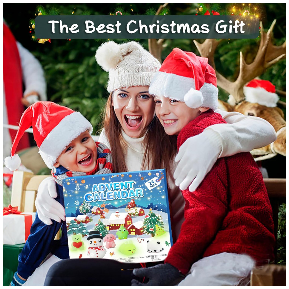 ECTQ7BSCP94D0B_6-1.jpg - Calendário do Advento 2025, Luminoso Mochi 24 Dias de Calendário de Contagem Regressiva de Natal, 24 Peças, seeykey