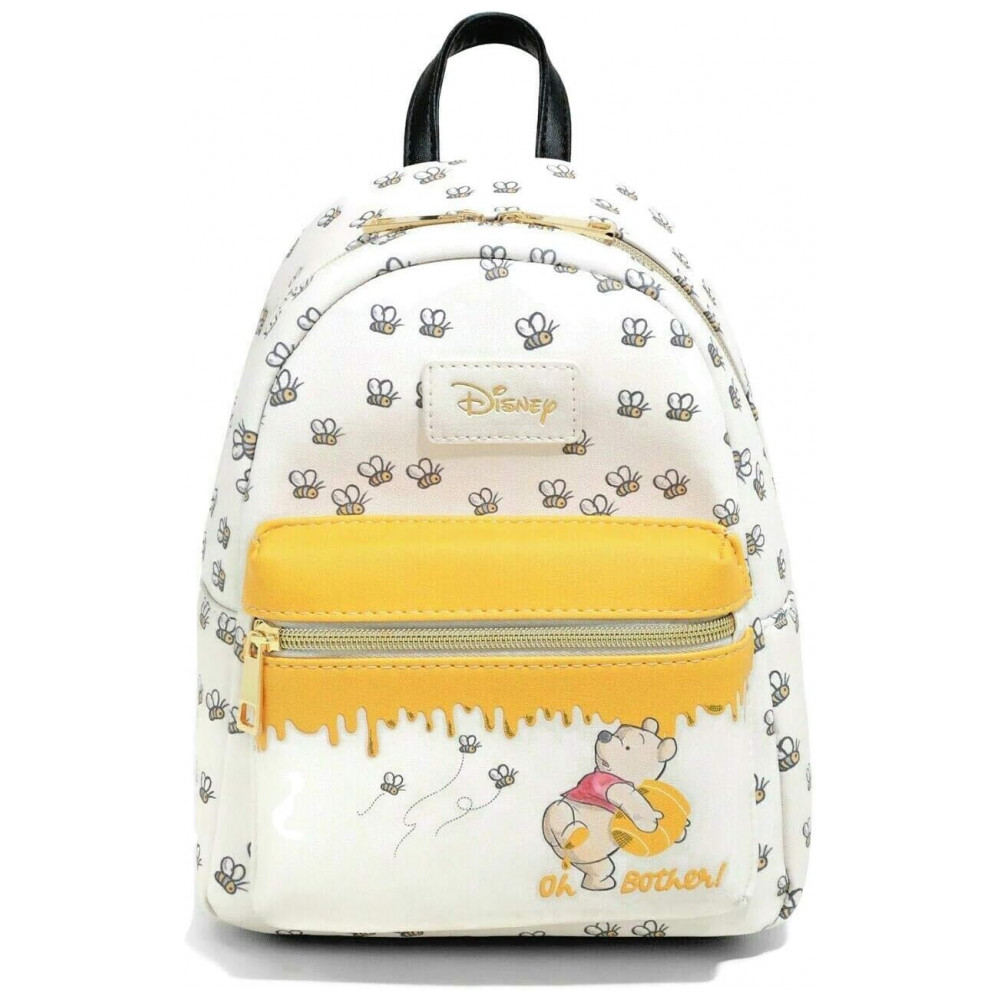 ECTQ7FHN51580B_0-1.jpg - Mochila Escolar Infantil Loungefly Disney Ursinho Pooh para Crianças a Partir de 6 Anos Branca