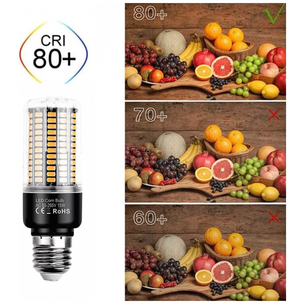 ECTQ7GYXRDW90B_4-1.jpg - Kit 10 Lâmpadas LED Milho E27 5W 9W 15W 20W Luz Quente e Fria 1000-2000 Lumens Econômicas para Iluminação Residencial e ComercialPAZWAHF