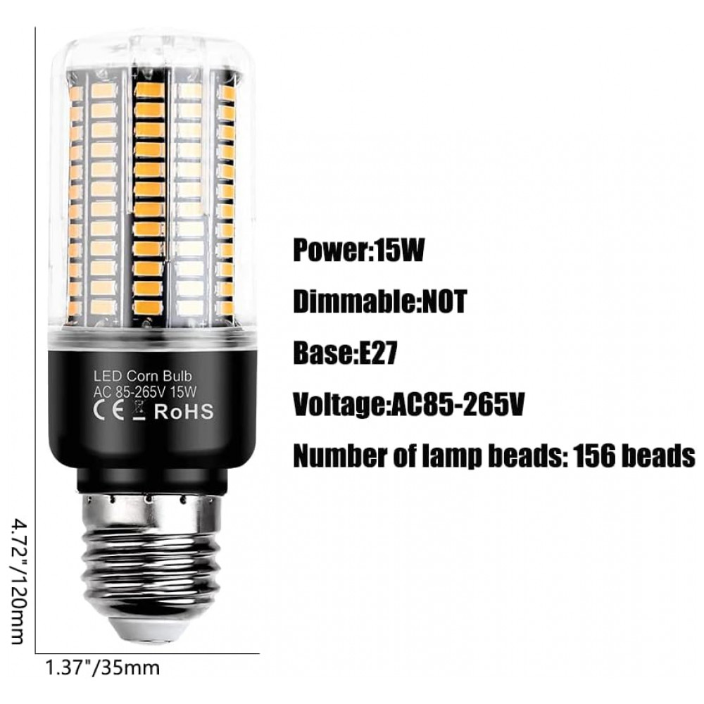 ECTQ7GYXRDW90B_5-1.jpg - Kit 10 Lâmpadas LED Milho E27 5W 9W 15W 20W Luz Quente e Fria 1000-2000 Lumens Econômicas para Iluminação Residencial e ComercialPAZWAHF