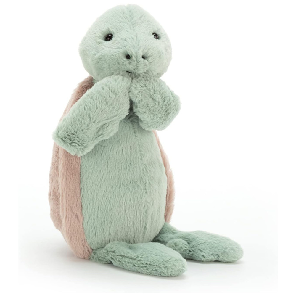 ECTQ7HDH7HP70B_1-1.jpg - Bashful Tartaruga de Pelúcia para Crianças a partir de 4 Anos JELLYCAT Verde