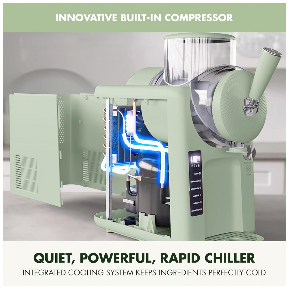 Máquina de Sorvete e Bebidas Geladas GreenPan Frost, Soft Serve, Frozen, Sorbet, Milkshakes, Coquetéis, Sem a Necessidade de Congelador, 7 Texturas, - Imagem 7