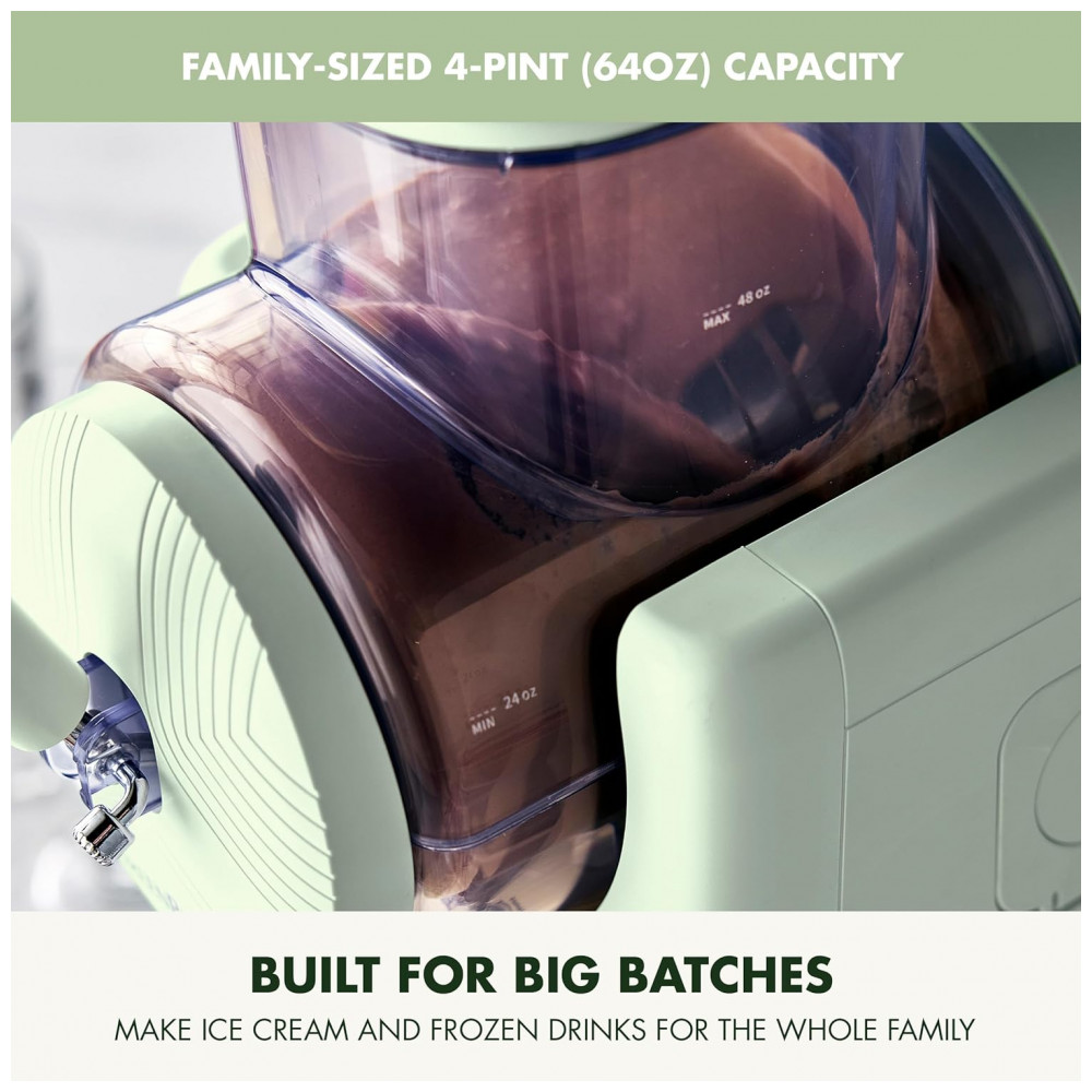 Máquina de Sorvete e Bebidas Geladas GreenPan Frost, Soft Serve, Frozen, Sorbet, Milkshakes, Coquetéis, Sem a Necessidade de Congelador, 7 Texturas, - Imagem 8