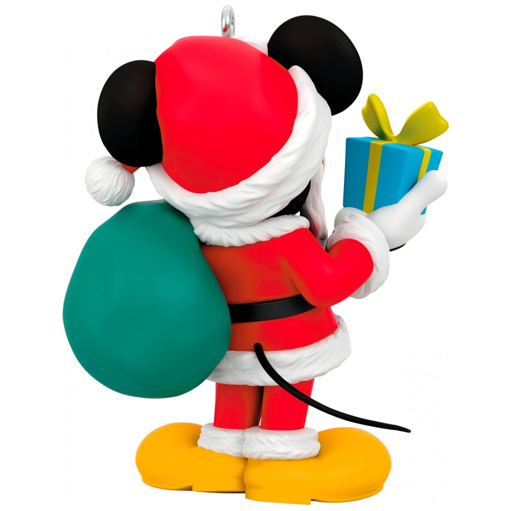 ECTQ7VCGH9XC0B_1-1.jpg - Enfeite de Natal Hallmark Keepsake Disney All About Mickey! Papai Noel Mickey, Plástico 3,2x4,8x3,2 cm