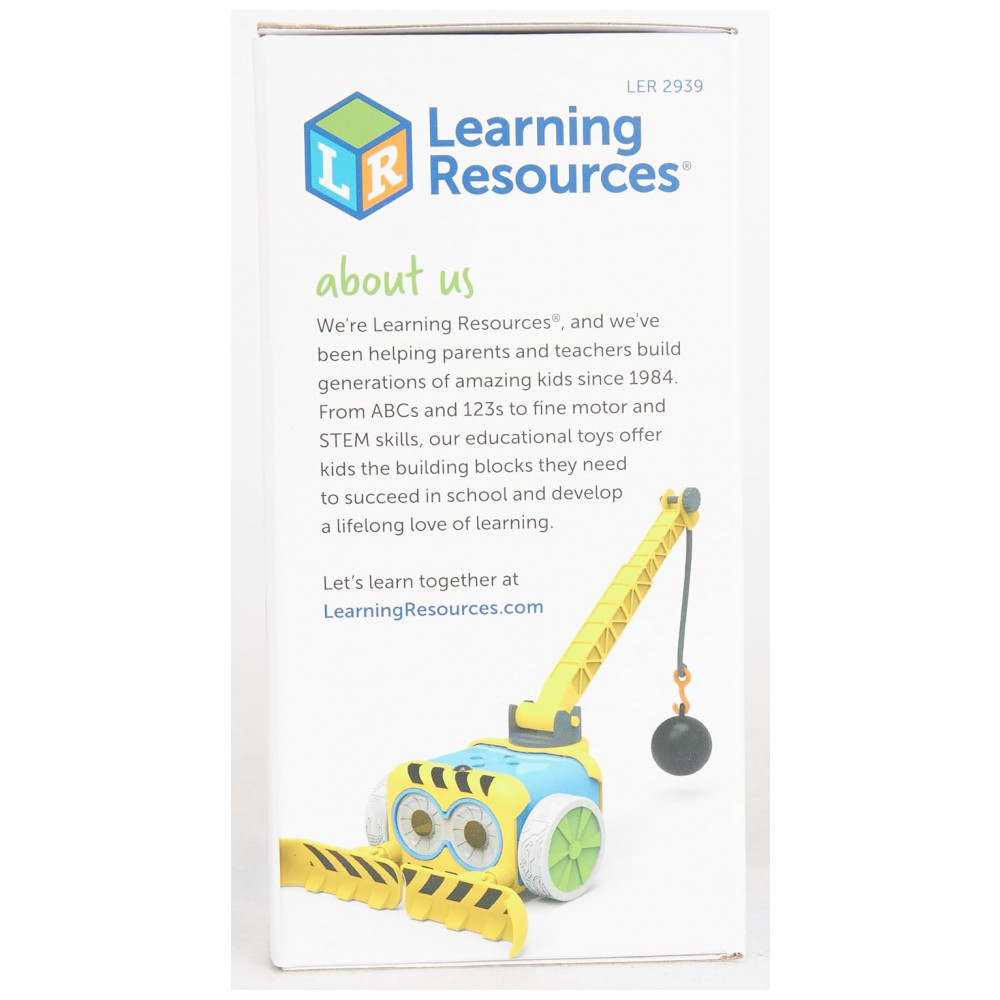 Learning Resources Botley Crashin' Construction Challenge – Kit de Acessórios STEM com 12 Peças para Robô Programável, A partir de 5 anos - Imagem 11