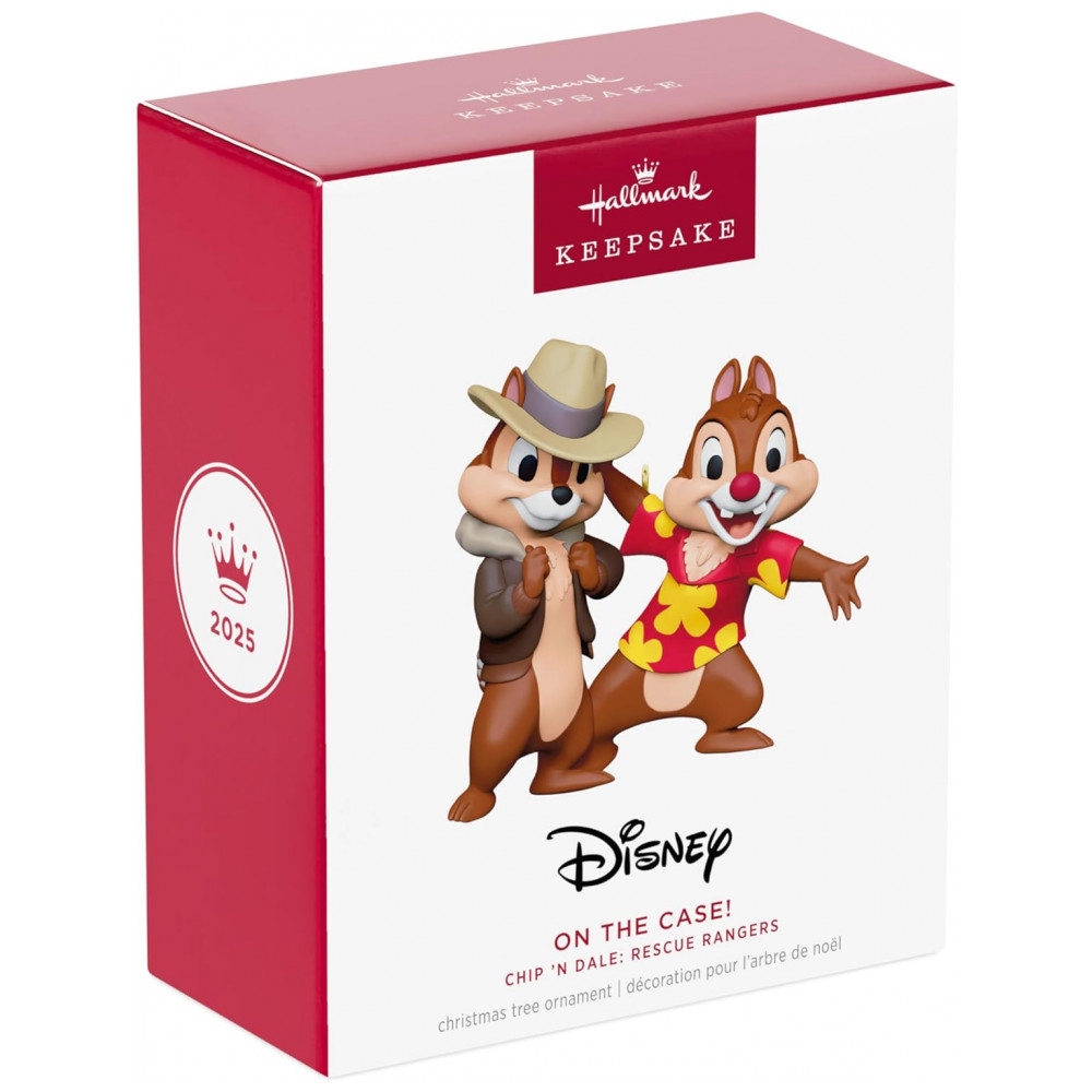 ECTQ8B3DRGPD0B_6-1.jpg - Enfeite Natalino Hallmark Keepsake 2025 Disney Tico e Teco: Rescue Rangers Detetives, Plástico, 7 x 7 x 4,5 cm