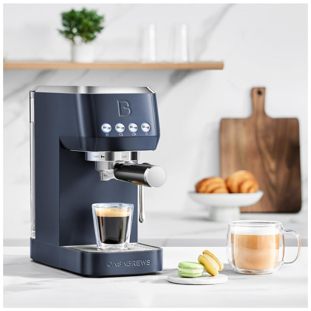 ECTQ8BM1X3YD0B_7-1.jpg - Máquina de Café Expresso CASABREWS 3700 Essential 20 Bar, Aço Inoxidável com Espumador de Leite, Cafeteira Espresso para Cappuccino, Latte,