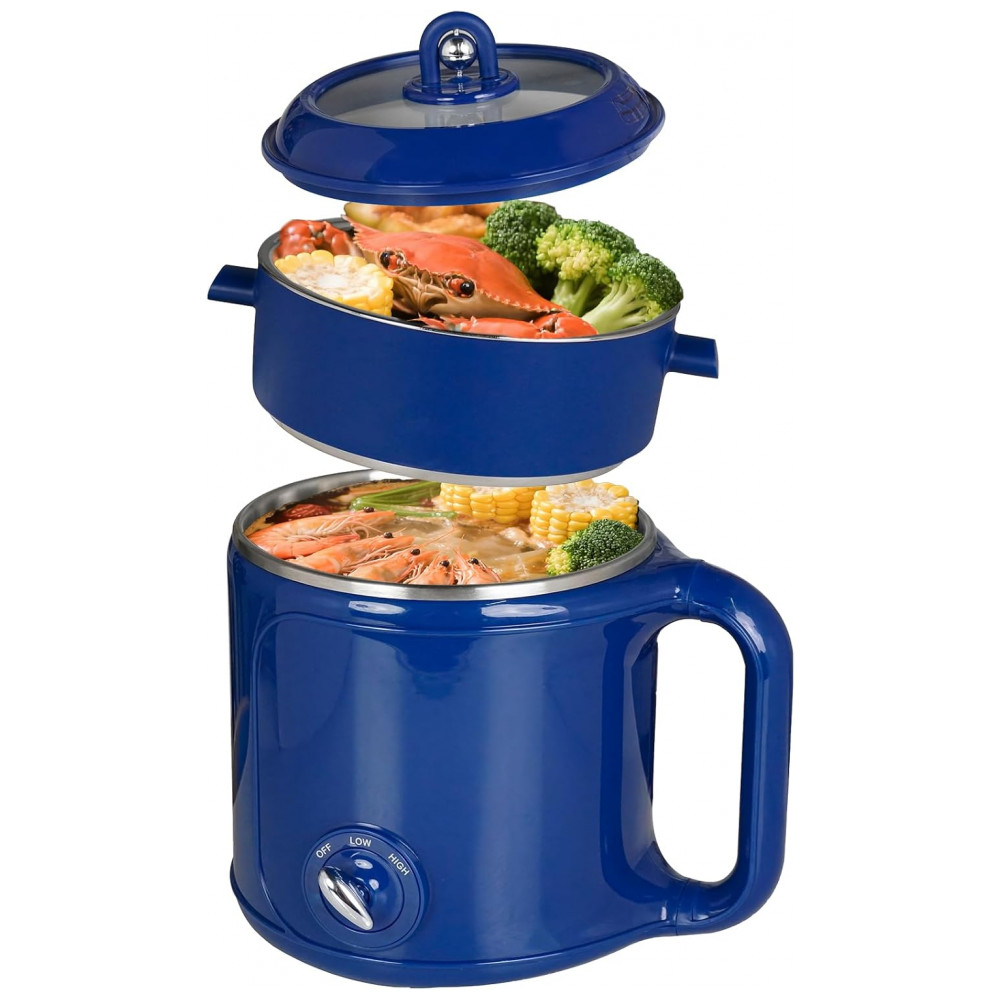 ECTQ8CDHK39F0B_0-1.jpg - Ksalinameslon Panela Elétrica 2L com Vaporizador - Cozinhe Macarrão Aveia Fondue e Mais Fácil e Rápido