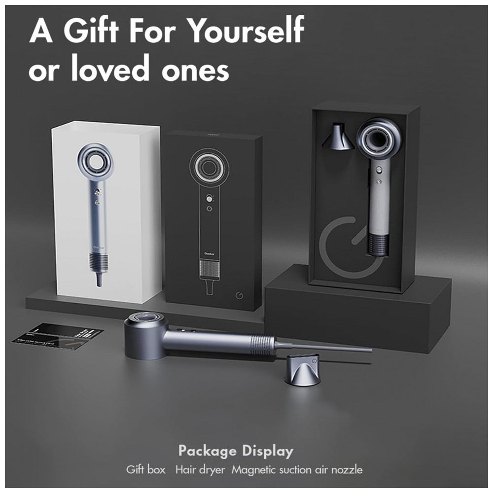 ECTQ8FPW9HPD0B_7-1.jpg - Secador de Cabelo Gaabor, 130000 RPM Íonico de Alta Velocidade para Secagem Rápida com 680 Milhões de Íons Negativos, Leve e Silencioso em Azul