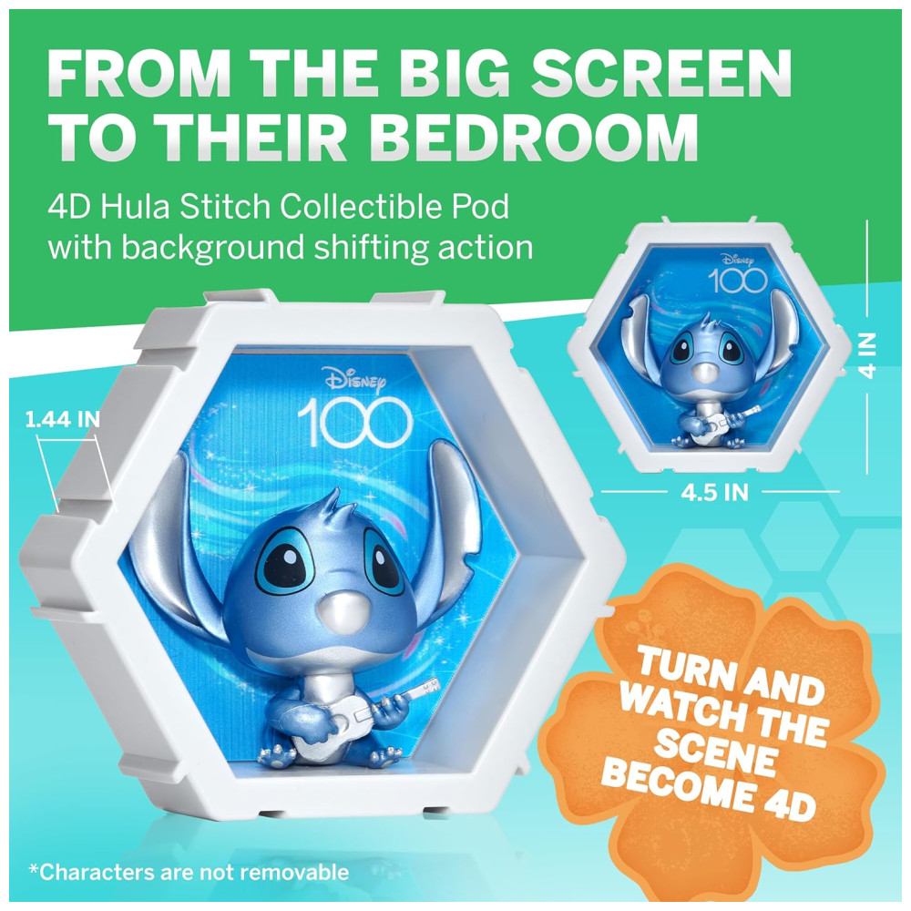 ECTQ8MXPFXNB0B_1-1.jpg - Brinquedo Stitch PODS 4D Colecionável Tema Aniversário de 100 Anos da Disney para Colecionadores Crianças e Adultos WOW! PODS Azul