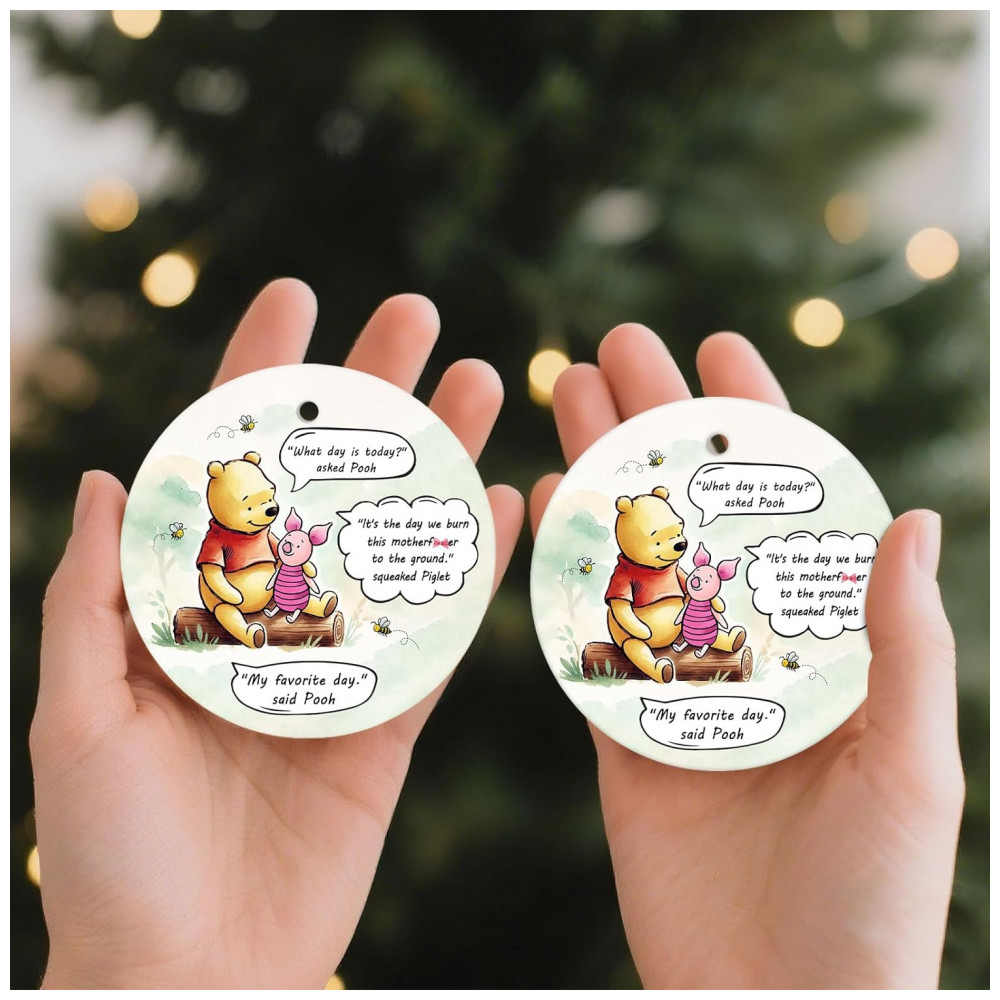 ECTQ8XHDGCFD0B_3-1.jpg - Enfeite de Natal Cerâmico 34HD Dois Lados com Cordão, Decorativo para Árvore, Presente Natalino 2025, Redondo 7,4cm