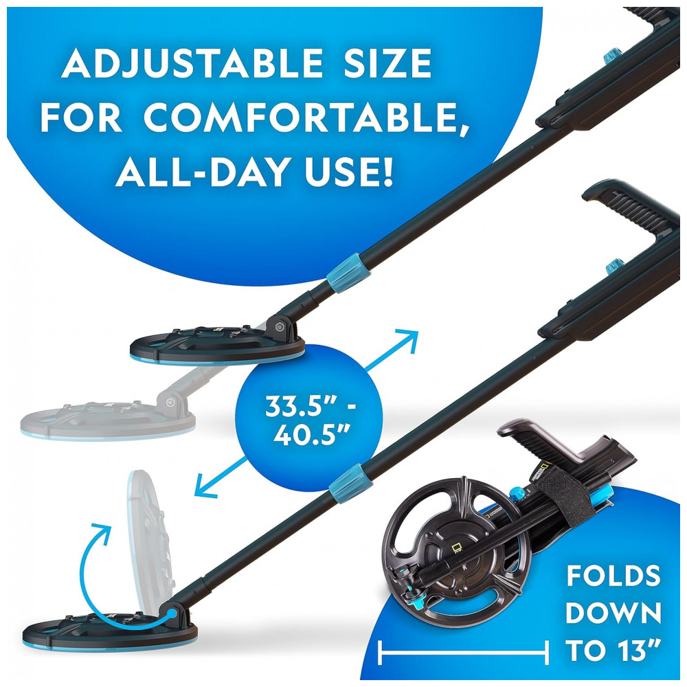 ECTQ8YBSCQCC0B_4-1.jpg - Detector de Metais Iniciantes – Kit STEM para Crianças Busca de Tesouros no Quintal e Praia Presente Criativo National Geographic