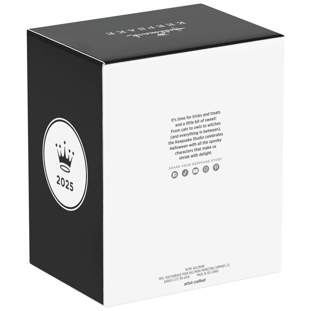 ECTQ8YQKQGPD0B_5-1.jpg - Conjunto 4 Enfeites Halloween Hallmark Keepsake 2025 Disney O Estranho Mundo de Jack - Cidadãos de Halloween Town, Plástico