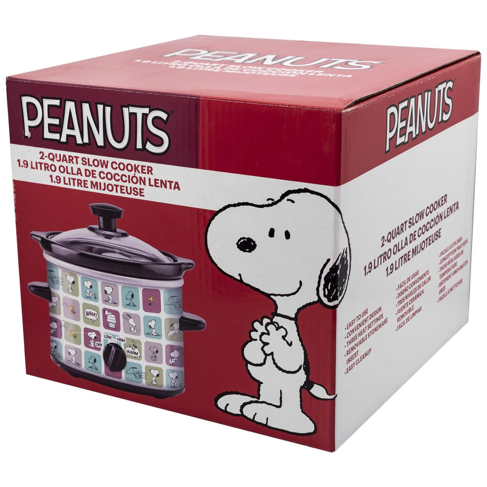 ECTQ92MT3CQ90B_4-1.jpg - Panela Eletrica Multifuncional 18L com Tema Snoopy & Woodstock Appliance e 3 Modos de Calor 110V 120W Uncanny Brands Colorida