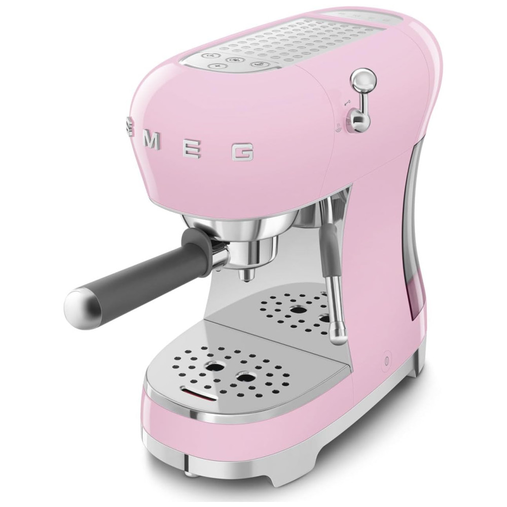 Cafeteira Smeg com Vaporizador, 15 Bar de Pressão, Filtro Inox, Aquecedor de Xícaras, Controles Simples - Prepare Cafés Incríveis! - Imagem 3