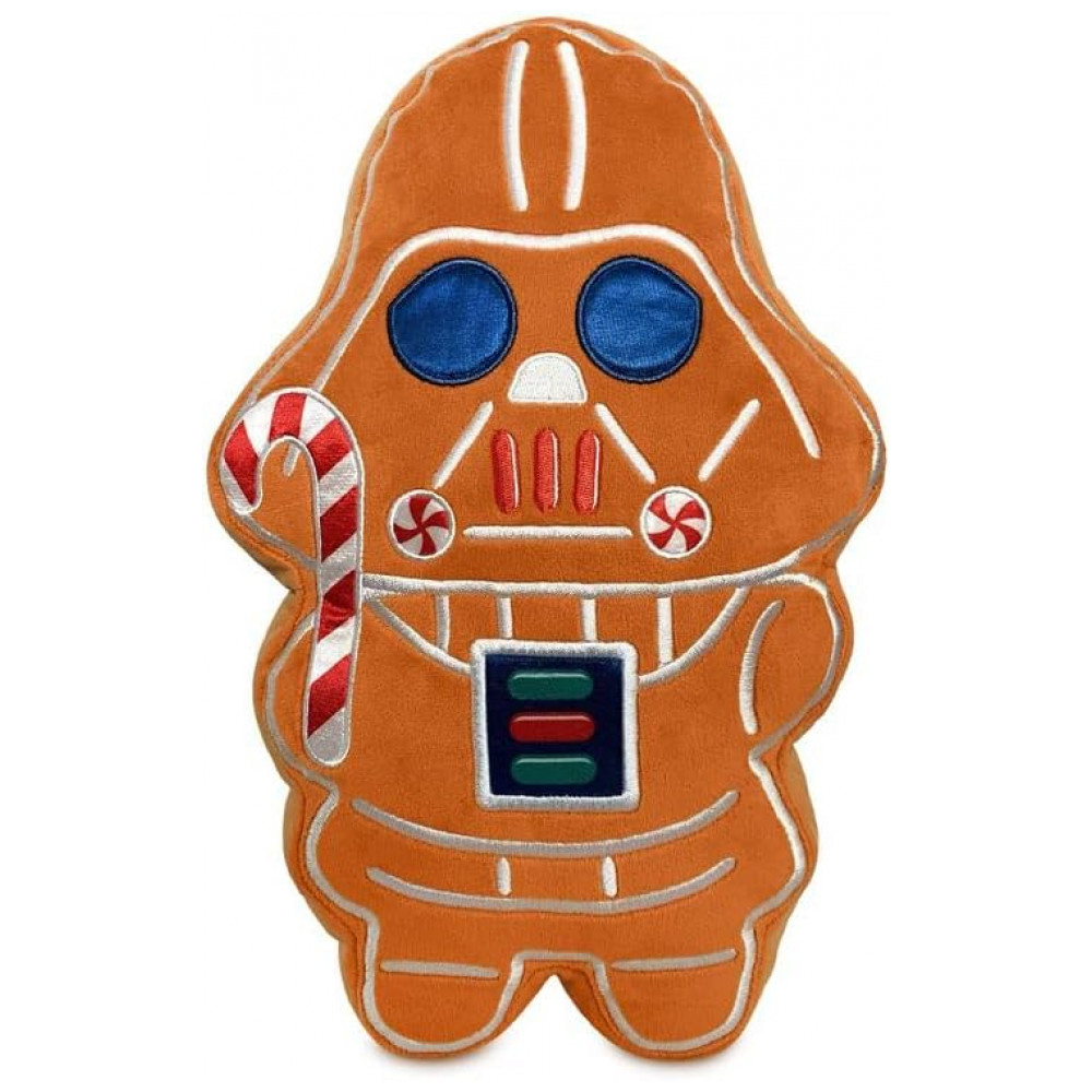 ECTQ9DV8MZK90B_0-1.jpg - Pelúcia Natalina Disney Star Wars Darth Vader Cookie – 30 cm, Veludo com Detalhes Bordados e Aplicações em Cetim