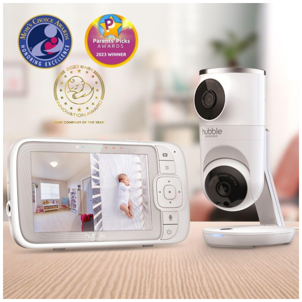 ECTQ9N5R226B0B_14-1.jpg - Babá Eletrônica com Câmera Dupla Inteligente HD e Visão Noturna HUBBLE CONNECTED Branca