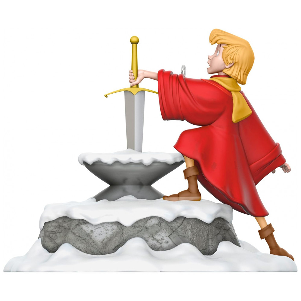 ECTQ9Q81NQZB0B_1-1.jpg - Enfeite Natalino Hallmark Keepsake Disney A Espada Era a Lei 60º Aniversário Tornando-se Rei Arthur, Plástico 8,1x6,7x6,4 cm