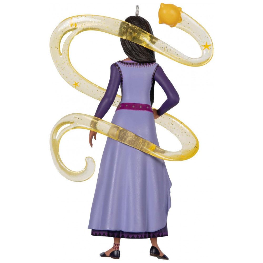 ECTQ9WW7H9XC0B_1-1.jpg - Enfeite de Natal Hallmark Keepsake Disney Wish Asha e Star, Plástico Colorido, 6,4x10,8x3,6 cm, Presente para Fãs da Disney