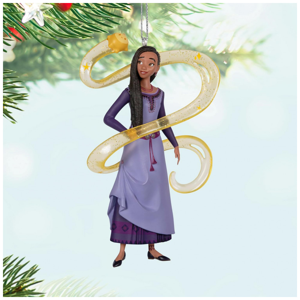 ECTQ9WW7H9XC0B_5-1.jpg - Enfeite de Natal Hallmark Keepsake Disney Wish Asha e Star, Plástico Colorido, 6,4x10,8x3,6 cm, Presente para Fãs da Disney