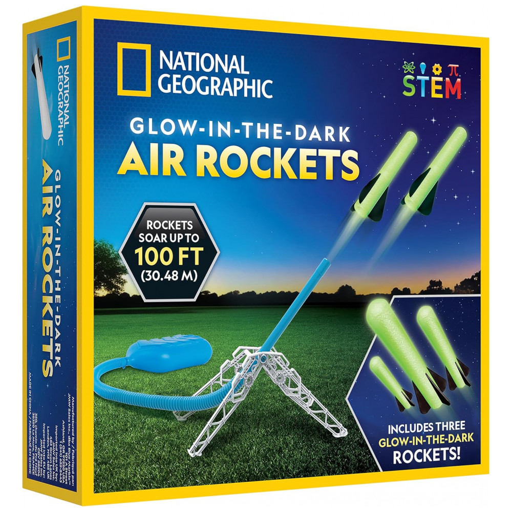 ECTQ9X7LJT1D0B_0-1.jpg - Air Rocket Kit Multicolor – Brinquedo Educativo STEM, Lançador de Foguetes para Crianças, Presente Criativo, National Geographic