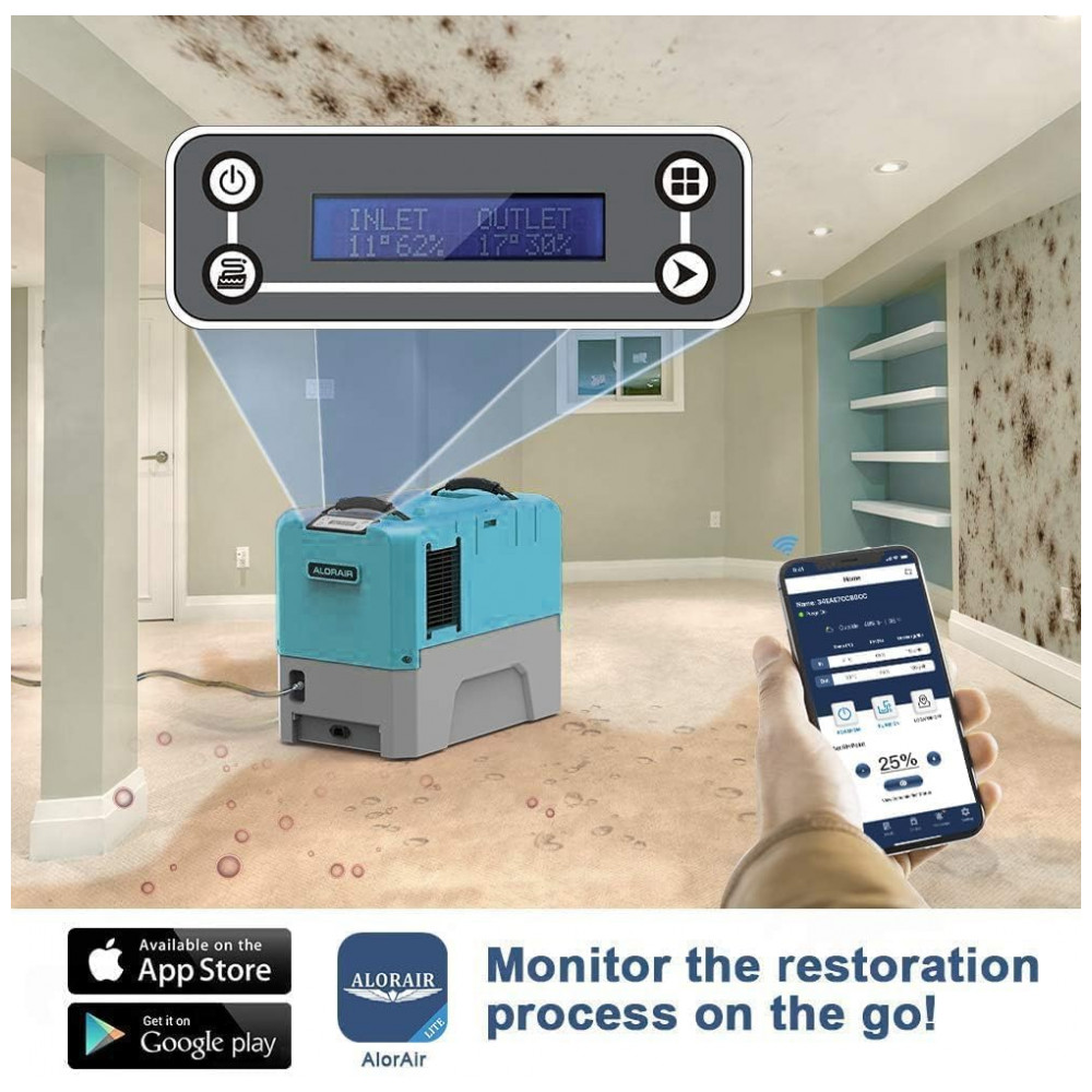 ECTQ9XV245PF0B_1-1.jpg - Desumidificador Comercial Inteligente ALORAIR LGR WiFi de até 85 litros com Bomba,