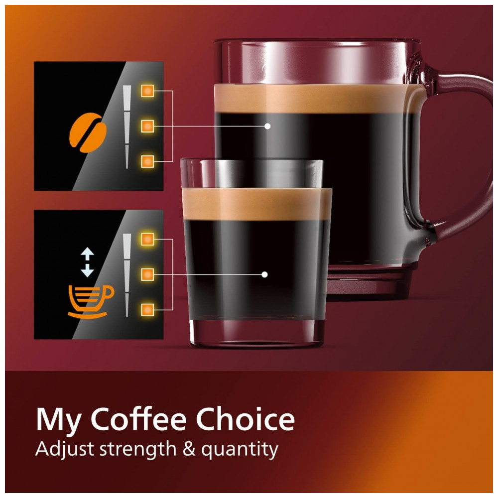 ECTQ9ZHDVDV70B_5-1.jpg - Máquina de Café Expresso com Painel Digital e Bocal de Leite 110V PHILIPS 3200 Preta