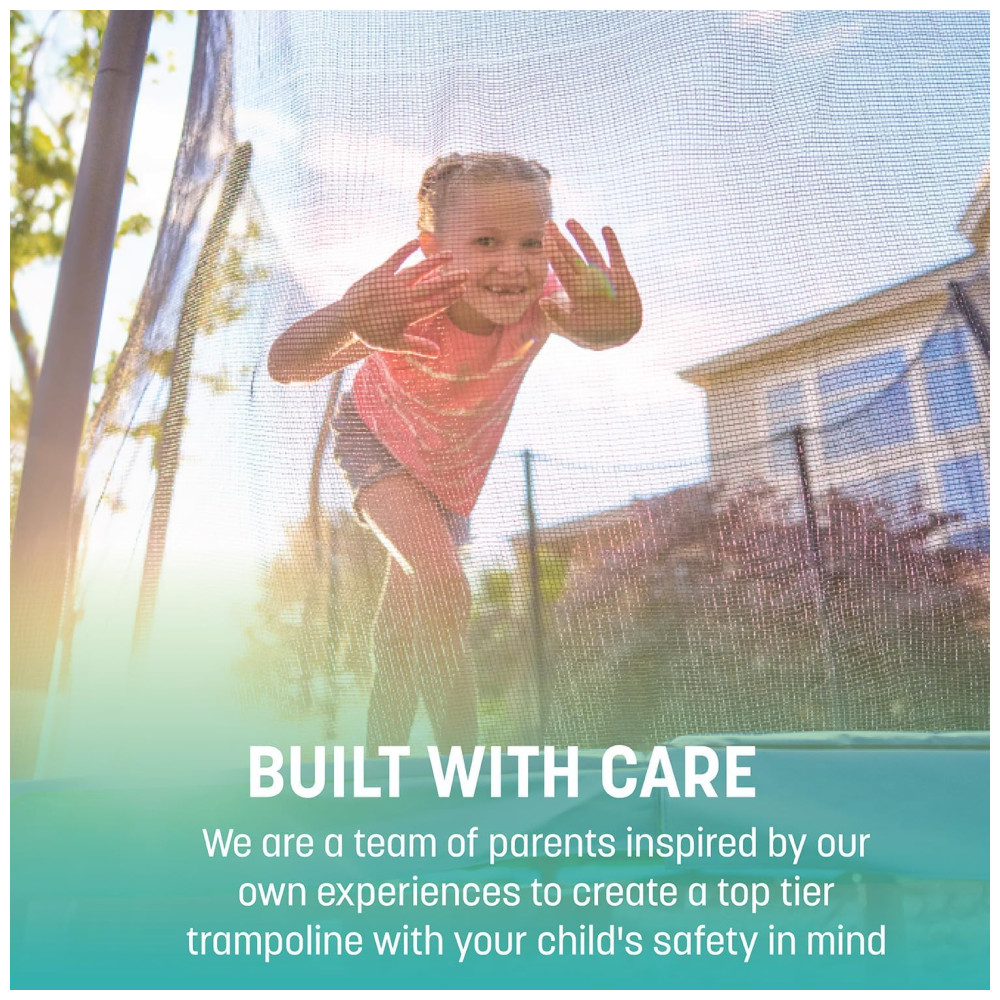 ECTQA4BHGCP00B_6.jpg - Cama Elastica para até 90 kg com Cesta de Basquete Skywalker Trampolines Azul