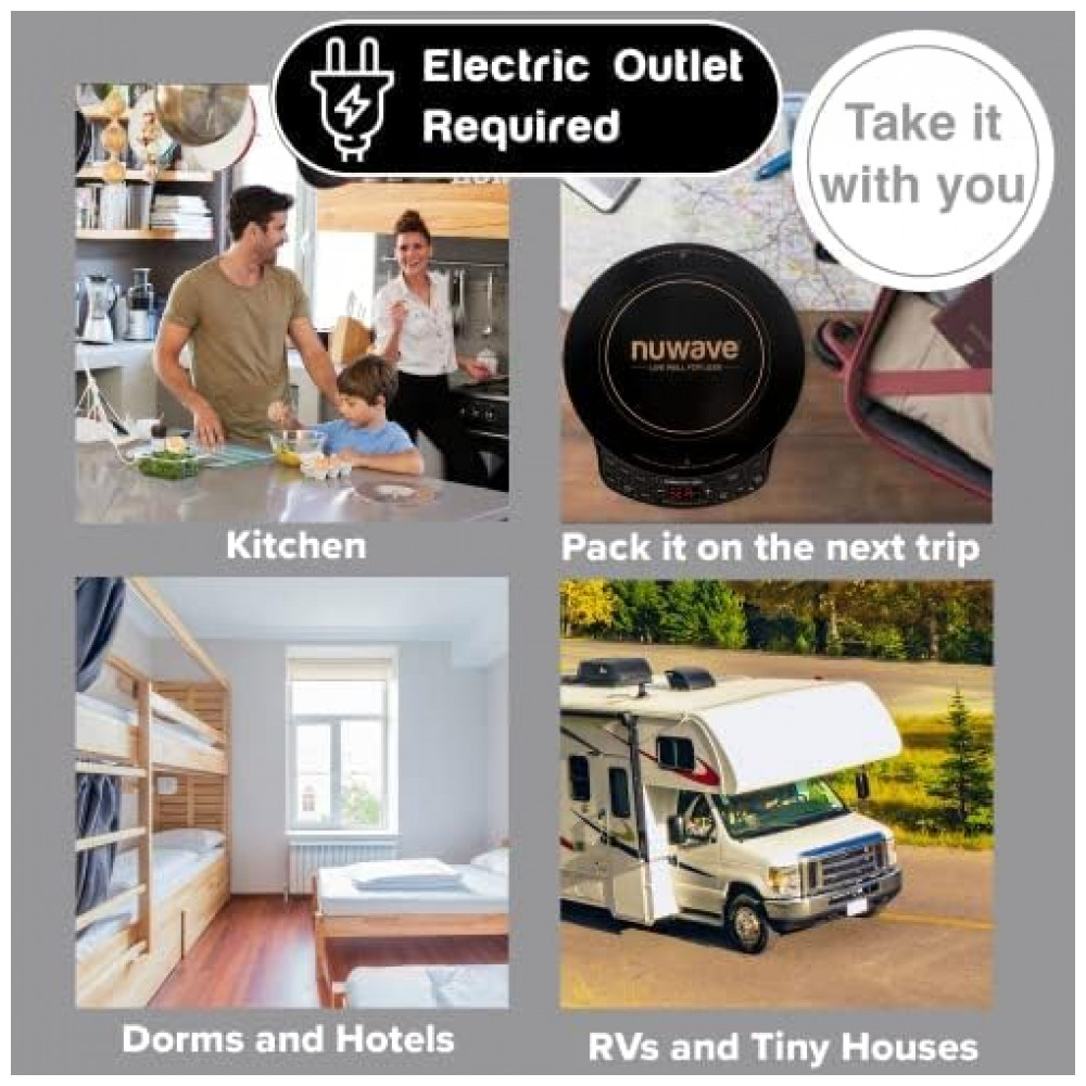 ECTQAF33H1A10B_2-1.jpg - Cooktop de Indução Nuwave Gold Precision, Portátil, Potente com Bobina de Aquecimento de 8 Polegadas, 3 Configurações de Potência, 12 Superfície de Co