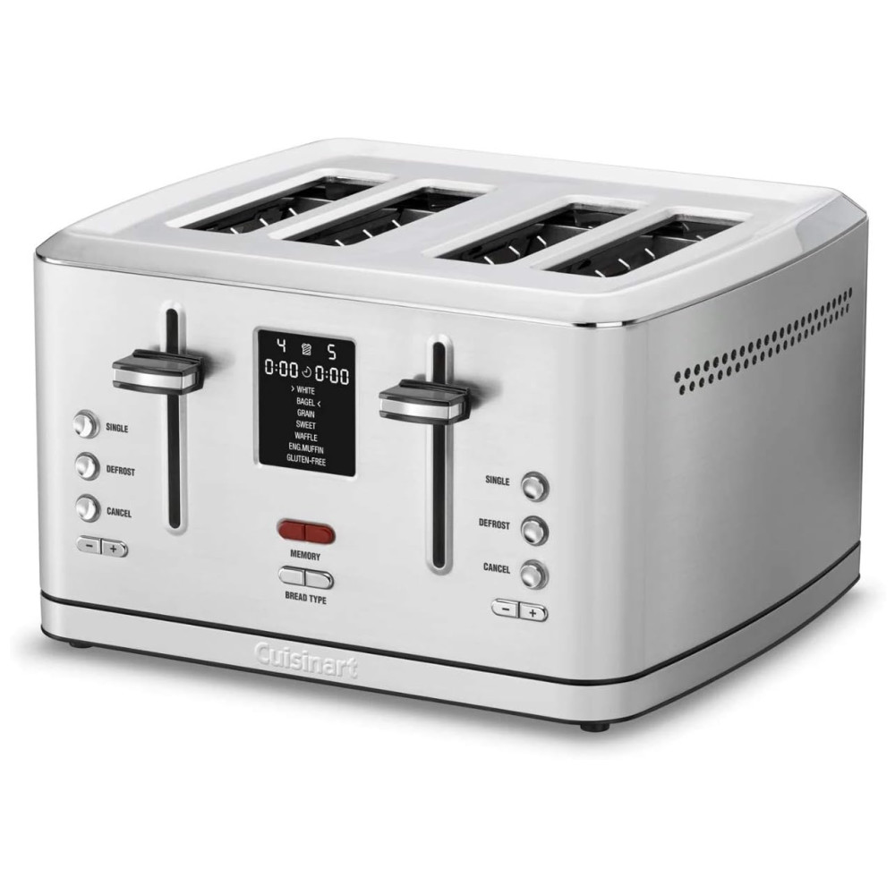 ECTQB1RPJBM80B_1.jpg - Torradeira com 4 fatias 1800W aço inoxidável 110v CUISINART CPT 740 Prateado