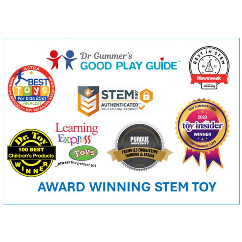 ECTQB56GDNC70B_9-1.jpg - Snap Circuits BRIC: Structures – Kit Educacional de Eletrônica e Construção com Mais de 20 Projetos STEM para Crianças a Partir de 8 Anos