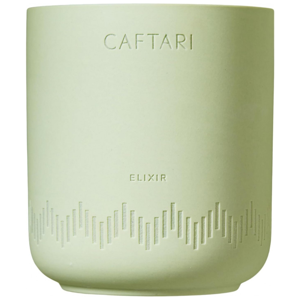 Vela de Aromaterapia de Luxo CAFTARI Bergamota, Mandarina e Chá Scented - Queima por 60 Horas com Cera de Coco e Soja Limpa e Vegana - Presente Perfei