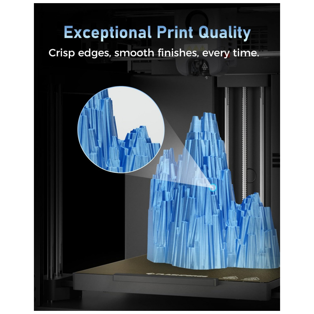 ECTQBD4XS73F0B_5-1.jpg - FLASHFORGE Impressora 3D AD5M, CoreXY de Alta Velocidade de 600mm/s com Auto Nivelamento em 1 Clique, Extrusora de Direção Direta de Alta Temperatura,