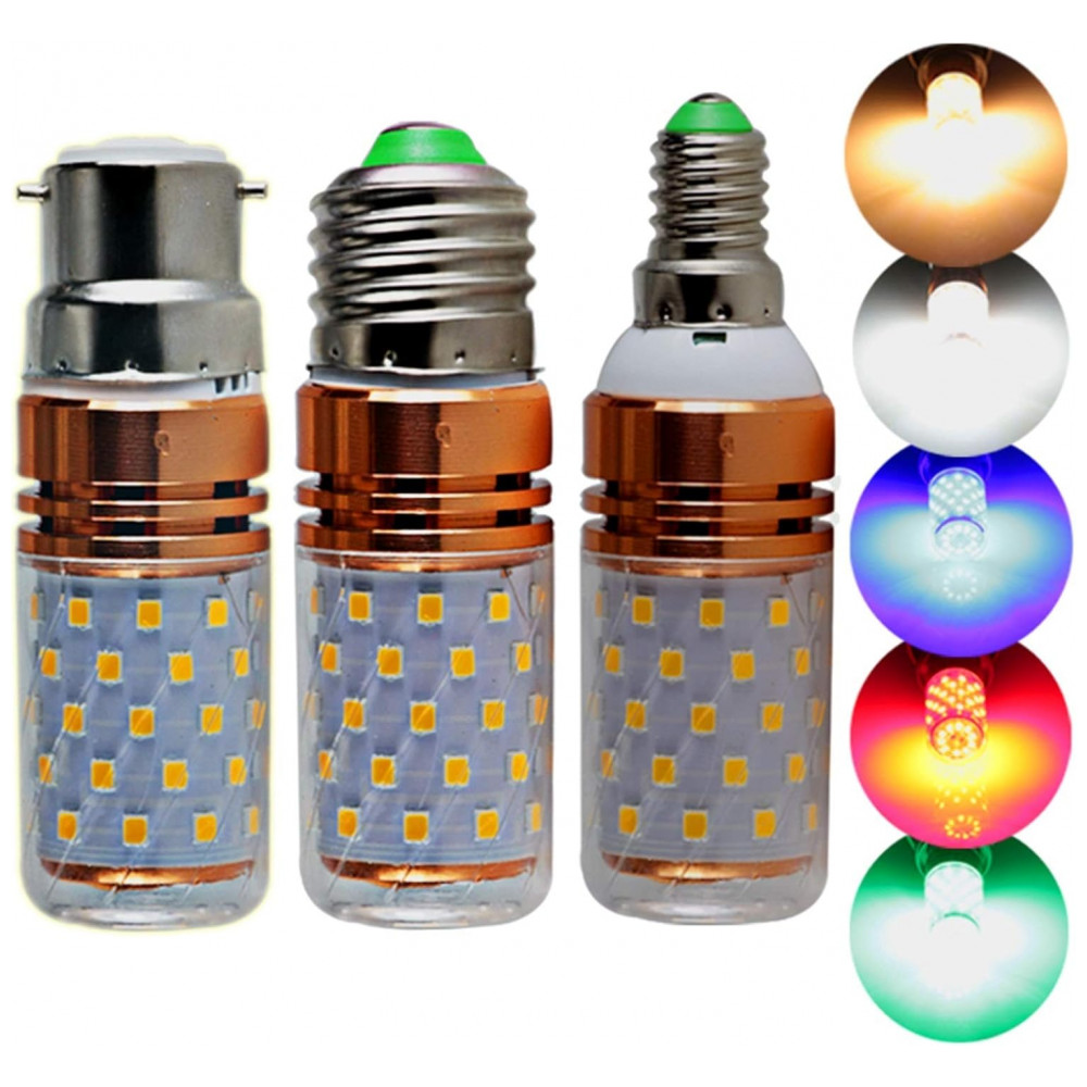 YSJX Lights 2-Pack Lâmpadas LED COB Corn Base Preta 6W E27– Luz Quente para Lustres e Decoração Residencial Econômica e Versátil,GSYFDZWZX - Imagem 3