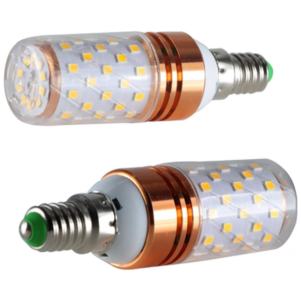 YSJX Lights 2-Pack Lâmpadas LED COB Corn Base Preta 6W E27– Luz Quente para Lustres e Decoração Residencial Econômica e Versátil,GSYFDZWZX - Imagem 6