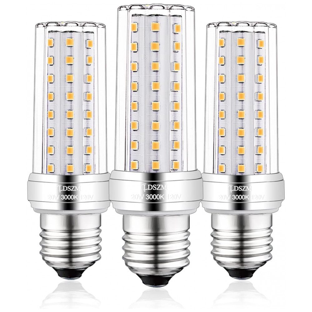 ECTQBK3NVMC90B_0-1.jpg - Pacote com 3 Lâmpadas de LED de 20w 2000 Lúmens Equivalente a 150w 3000K Branco Quente E26E27 não Dimáveis para Ventilador de Teto,LDSZM