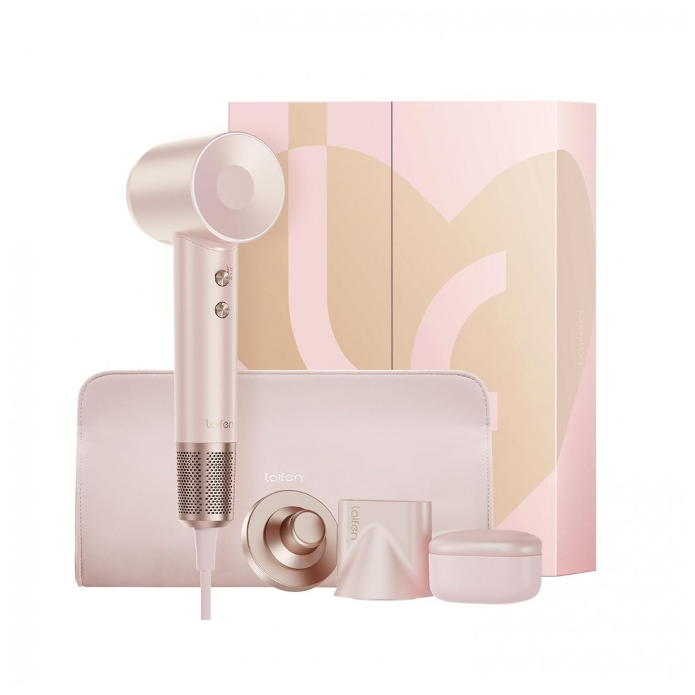 Secador de Cabelo de Alta Velocidade Laifen Premium LoveBound Box, Profissional com Íons, Leve e Silencioso, 360° de Anexo Magnético, Suporte de Pared