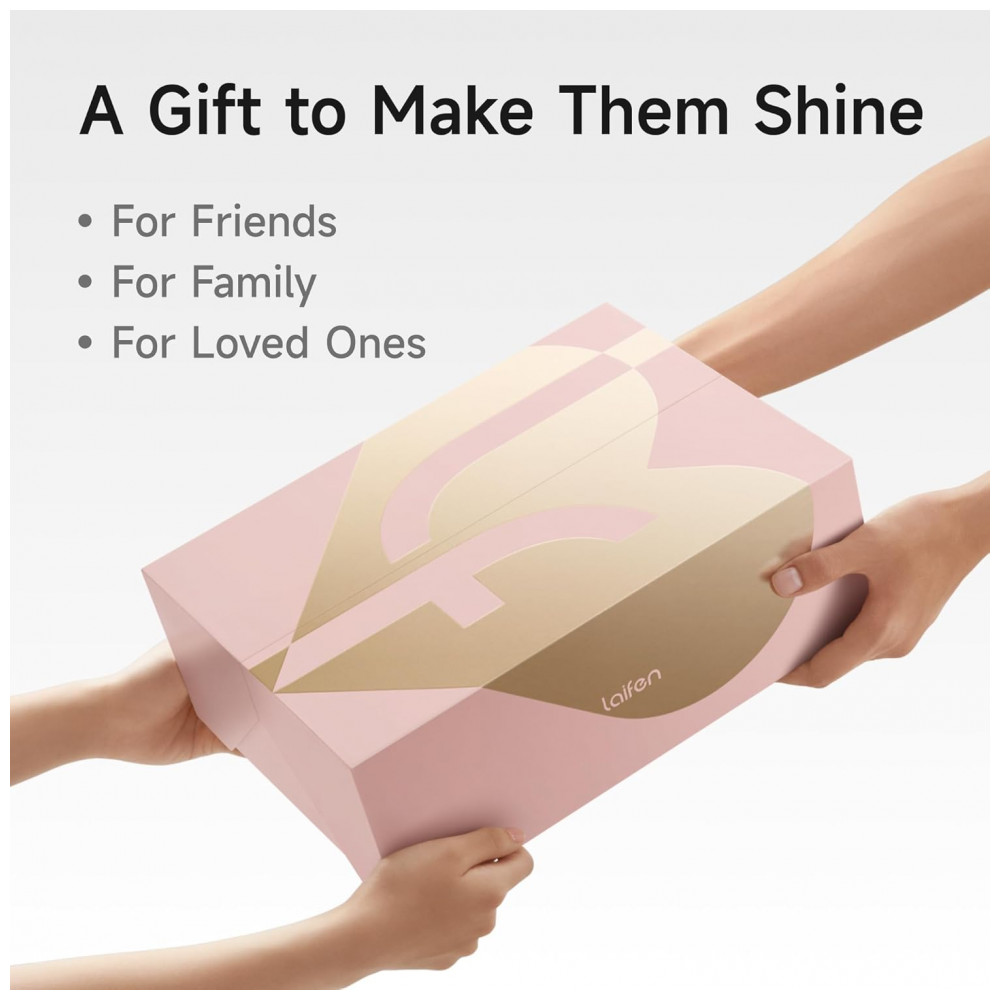 ECTQBPY4QYCF0B_3-1.jpg - Secador de Cabelo de Alta Velocidade Laifen Premium LoveBound Box, Profissional com Íons, Leve e Silencioso, 360° de Anexo Magnético, Suporte de Pared