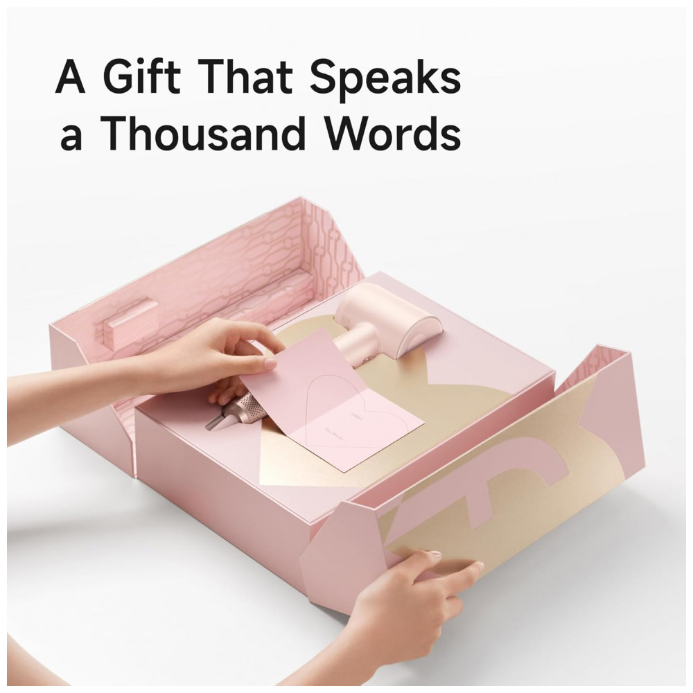 ECTQBPY4QYCF0B_7-1.jpg - Secador de Cabelo de Alta Velocidade Laifen Premium LoveBound Box, Profissional com Íons, Leve e Silencioso, 360° de Anexo Magnético, Suporte de Pared