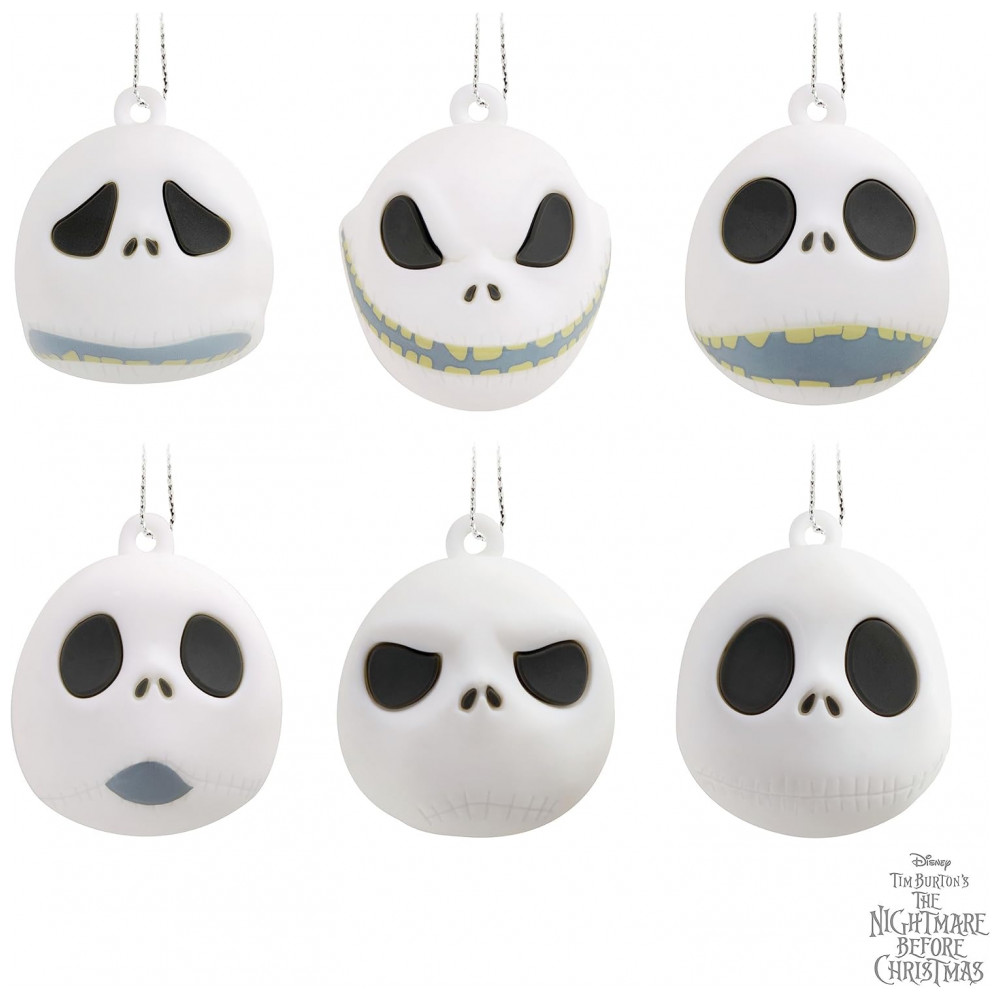ECTQBWDS7TY90B_6-1.jpg - Conjunto de 6 Mini Enfeites Hallmark Keepsake Disney Tim Burton O Estranho Mundo de Jack- Plástico Resistente, 3,2x5,7x3,8 cm cada