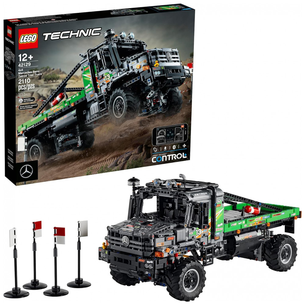 ECTQC1JQ5YH90B_0-1.jpg - LEGO 6392312 Kit de Construção Technic 4x4 Mercedes Benz com 2110 Peças para 12 Anos ou mais